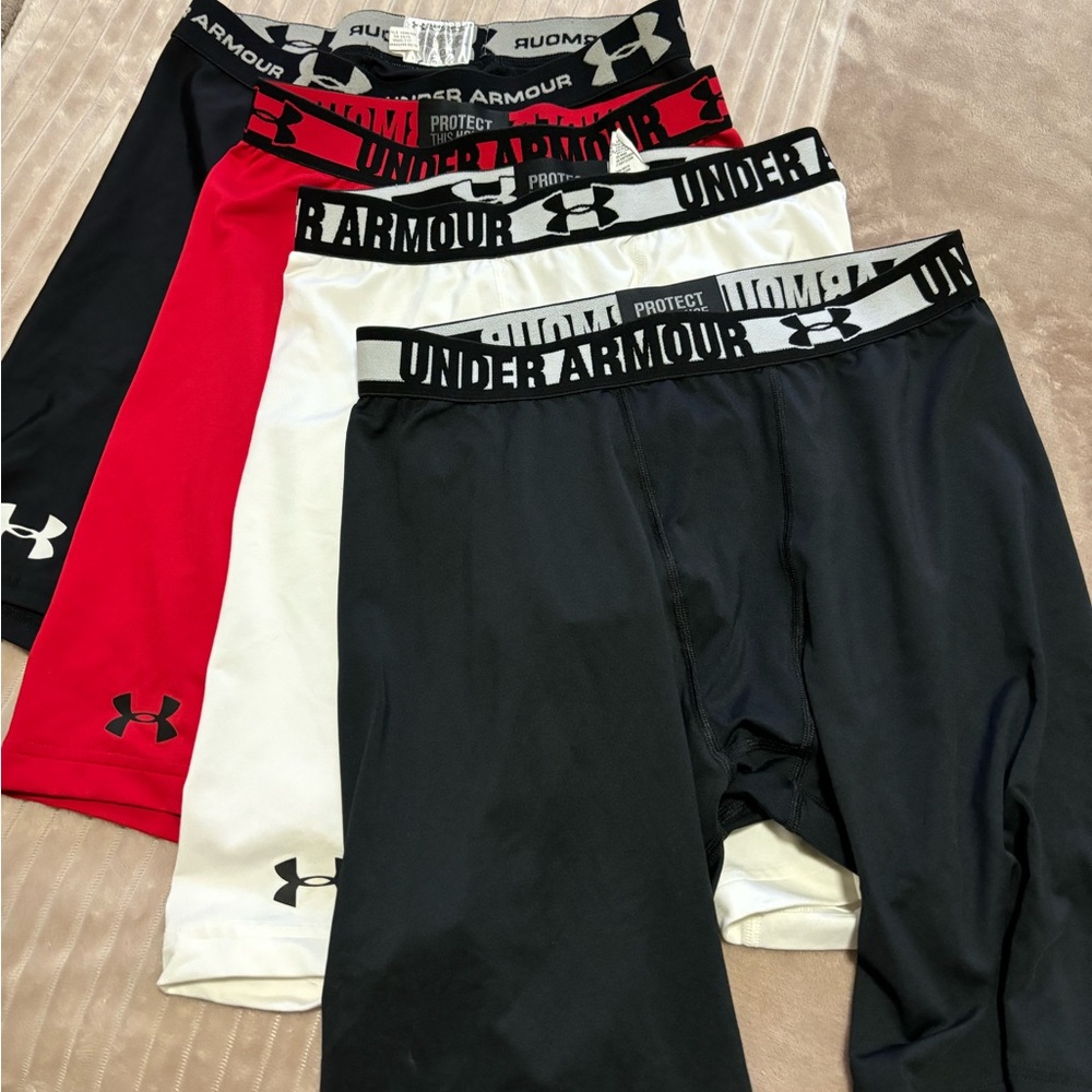 Under Armour Pack-4 Men's HeatGear Compression Shorts